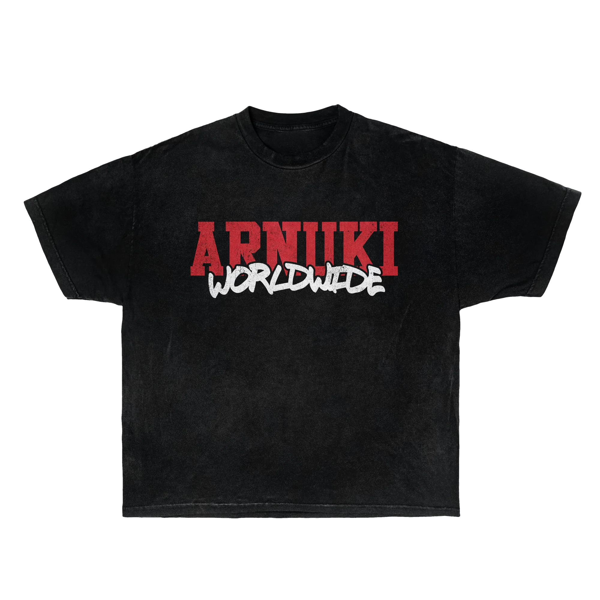 T-Shirt Arnuki Takeover Streetwear Tee Black Cotton True To Size Graphic Tee For Everyday Street Style