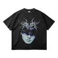 T-Shirt Kryptic Myst Garment Dyed Streetwear Tee 260GSM Cotton Faded Raw Hem True To Size