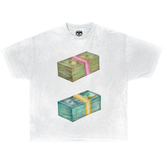 T-Shirt Money Streetwear Boxy Tee Cotton Boxy Fit 240 GSM Unisex Tee Premium