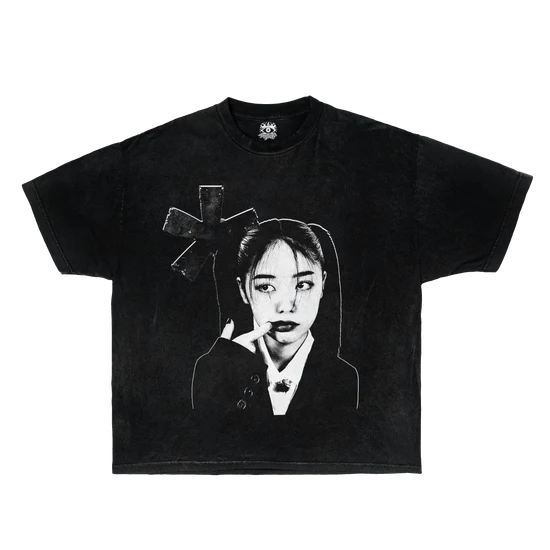 T-Shirt Opium Attitude Streetwear Tee Short Sleeve Cotton DTG Printed 180 GSM