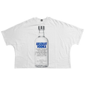 T-Shirt Vodka Streetwear Cropped Boxy Tee Designed In 100 Percent Cotton For Everyday Street Style 280 GSM